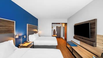 Chambre, 2 grands lits, accessible aux personnes à mobilité réduite (Hearing) | Fer et planche à repasser, Wi-Fi gratuit, draps fournis