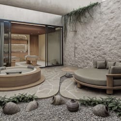 Sauna, hot tub, steam room, body treatments, body wraps, body scrubs