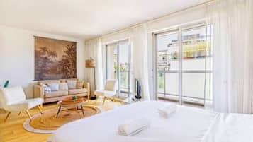 1 soveværelse, strygejern/strygebræt, sengetøj, adgang for kørestole