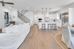 House, Multiple Beds (Heels in the Sand) | Living area | TV - Heels in the Sand (Santa Rosa Beach)