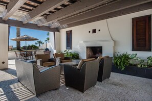 Ferienhaus, Mehrere Betten (Heels in the Sand) | Speisen im Freien