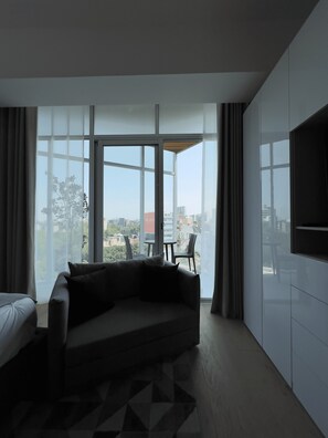 Living area - Loft Exclusivo 1hab Elegancia en RomaNte (Mexico City)