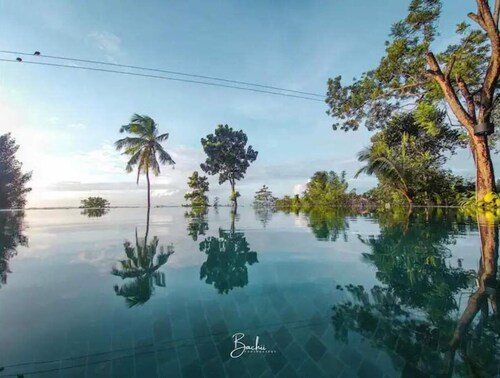 Boutique house with mountain view