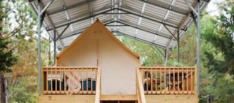 Peaceful, heated tent with Center Hill Lake Access