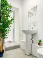 Deluxe Suite, Ensuite | Bathroom | Free toiletries, hair dryer, towels, soap