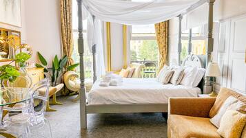 Häämatkasviitti, kylpyhuone makuuhuoneen yhteydessä | 1 makuuhuone, egyptinpuuvillaiset lakanat, ylelliset vuodevaatteet