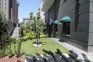 Majoituspaikan julkisivu