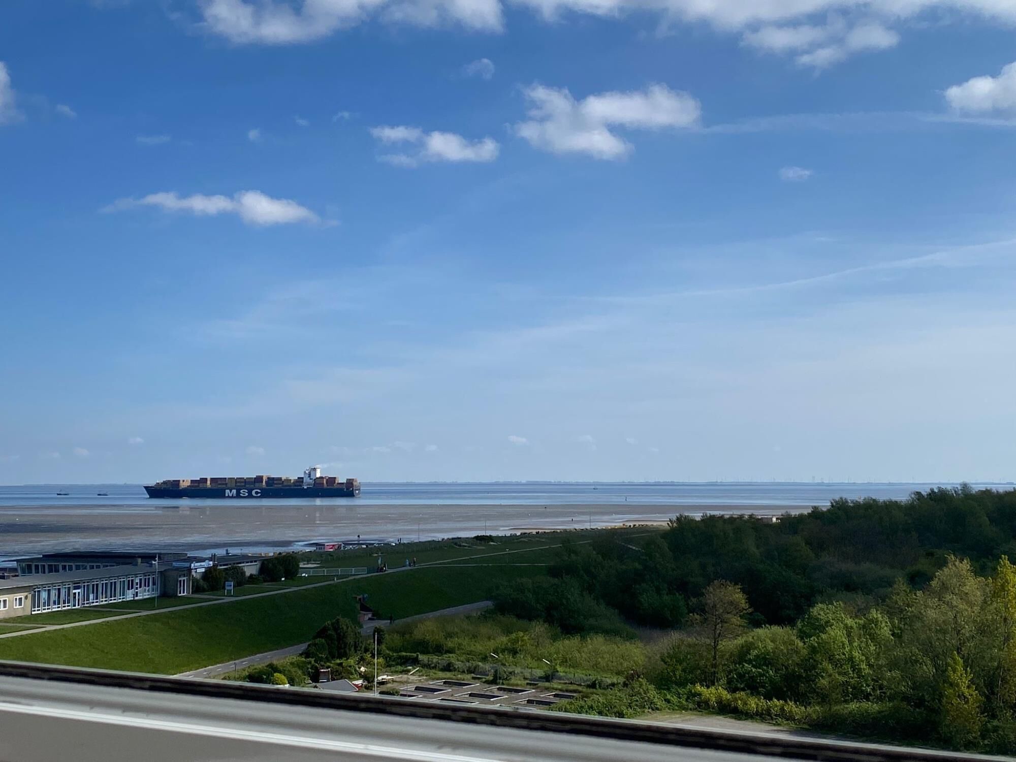 Blick von der Unterkunft