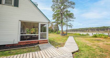 About Time! - Remote Waterfront Home with Dock - Sleeps 15-New EV Charger!