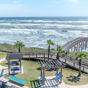 Apartment, Accessible | 2 bedrooms, Internet - Steps to Pool and Beach Amazing Views From Two Balconies (Galveston)