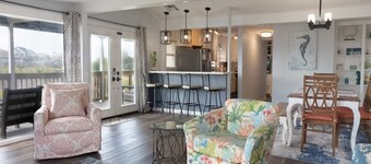 Walk to the Beach Ocean Views Yard Game Room
