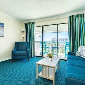 1 bedroom, iron/ironing board, Internet - Charming Ocean View Condo (Galveston)