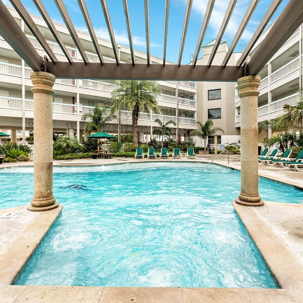 1 bedroom, iron/ironing board, Internet - Charming Ocean View Condo (Galveston)