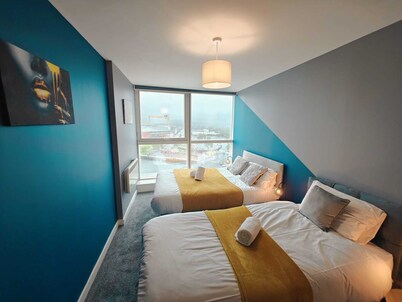 City Centre with stunning views