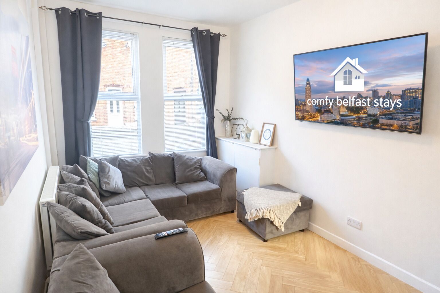 Smart TV, fireplace, offices