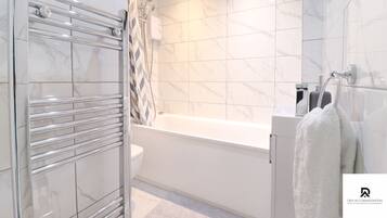 House | Bathroom | Shower, hair dryer, towels