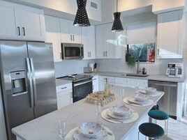 Apartamento de lujo | Cocina privada | Productos de limpieza ecológicos y papel de cocina