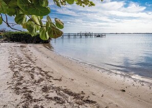 Vlak bij het strand