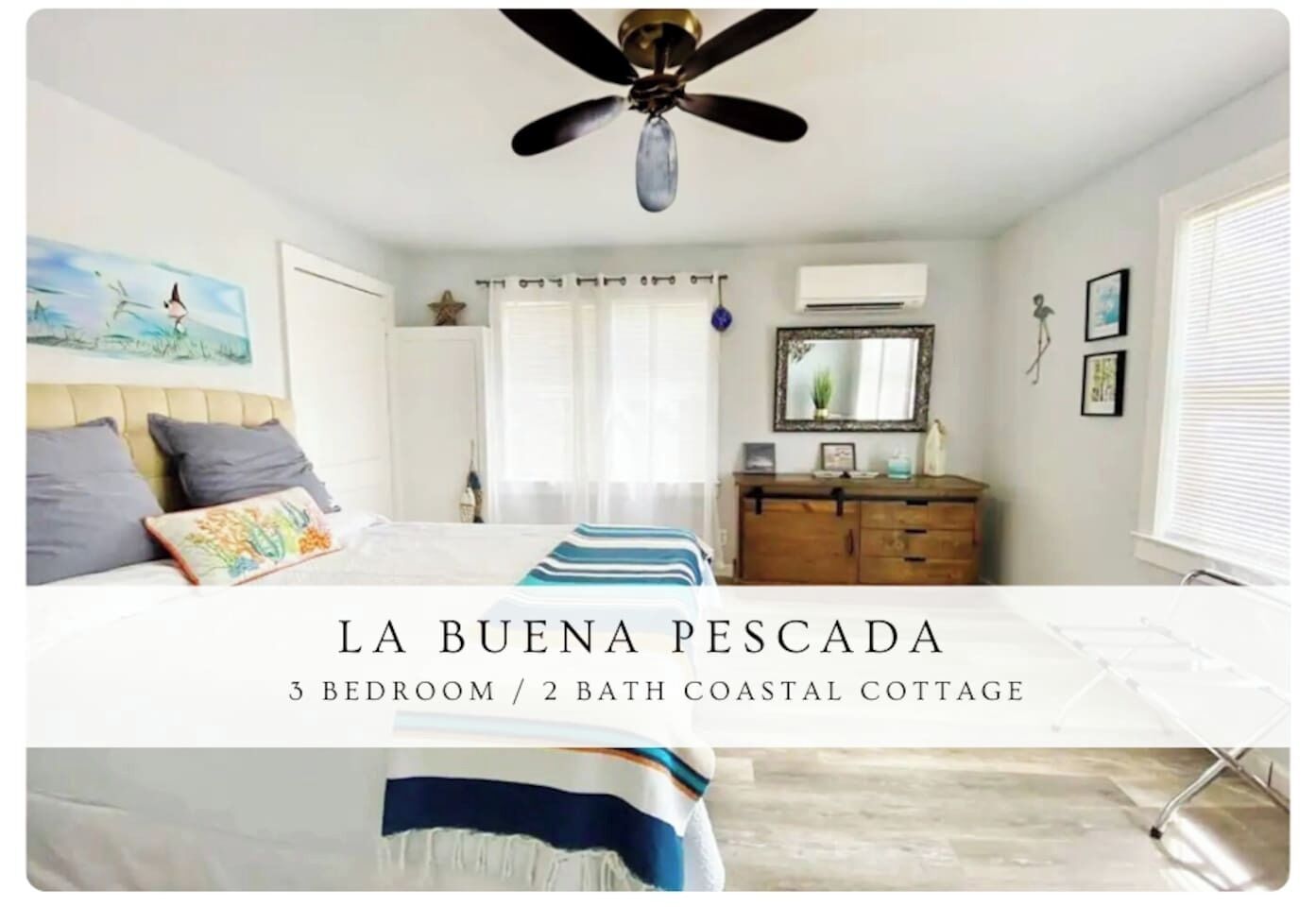 3BR/2BTH Blocks to Piers, Kayak, & Lighthouse!