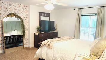 1 dormitorio, escritorio, tabla de planchar con plancha y wifi gratis