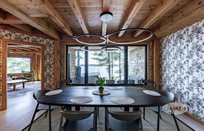 Dining - 5 bed 5 bath cottage on Lake Rosseau includes Boathouse w/living quarters (Minett)