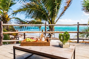 Outdoor dining - Beachfront Private Sanctuary with private Chef included (tulum)