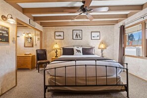 Room 8, King, no pet | Premium bedding, blackout curtains, iron/ironing board, free WiFi - Mother Nature's Inn (Tahoe City)