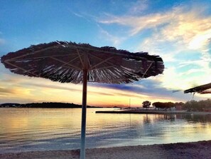 Accommodatie ligt op het strand