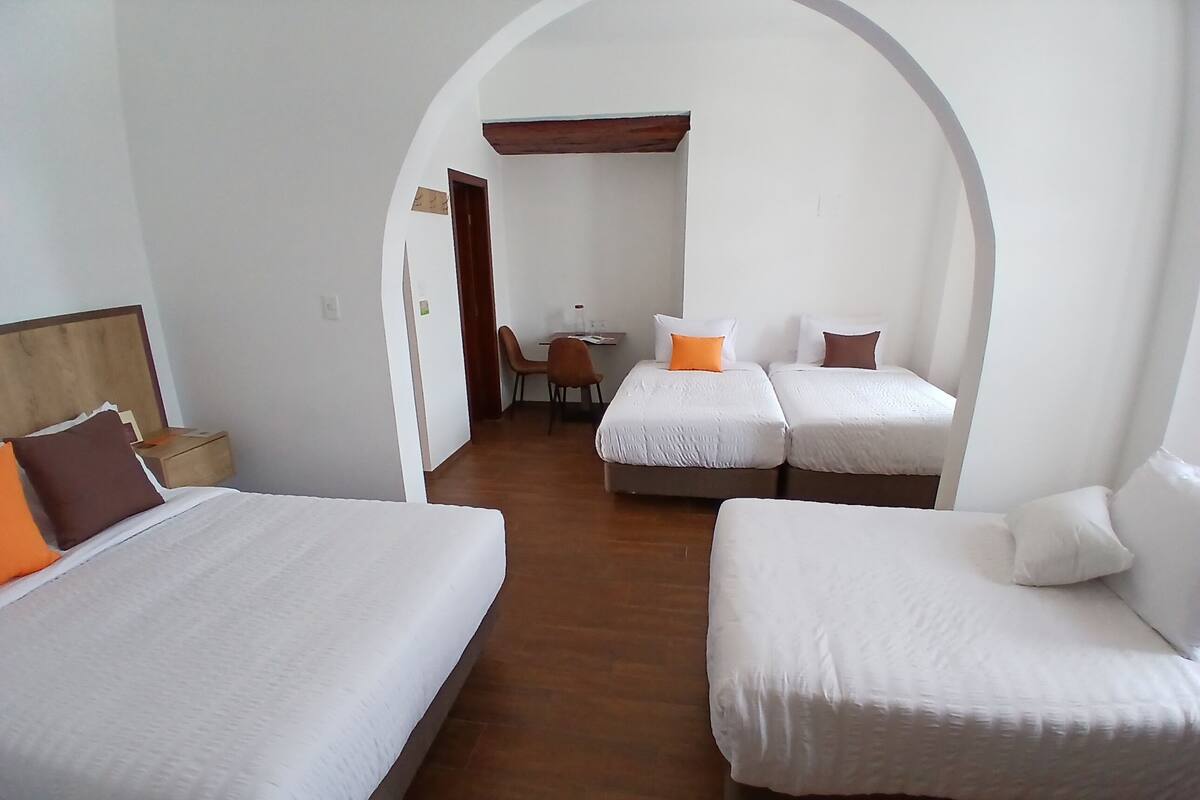 Family Room, Mixed Dorm | Premium bedding, down comforters, in-room safe, laptop workspace
