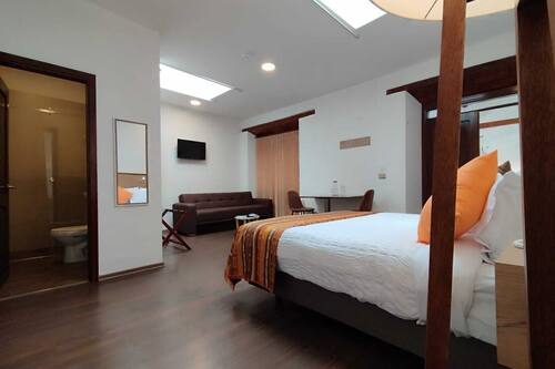 Suite studio Standard | Literie de qualité, couette en duvet, coffre-fort