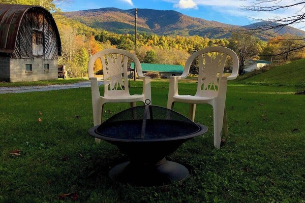 Enjoy the crackling of the fire in the heart of the Appalachian Mountains!