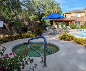 Outdoor pool, a heated pool - Resort living in North Scottsdale! Heated pool/hot tub, & pet-friendly! (Scottsdale)