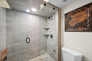 Hair dryer, towels
