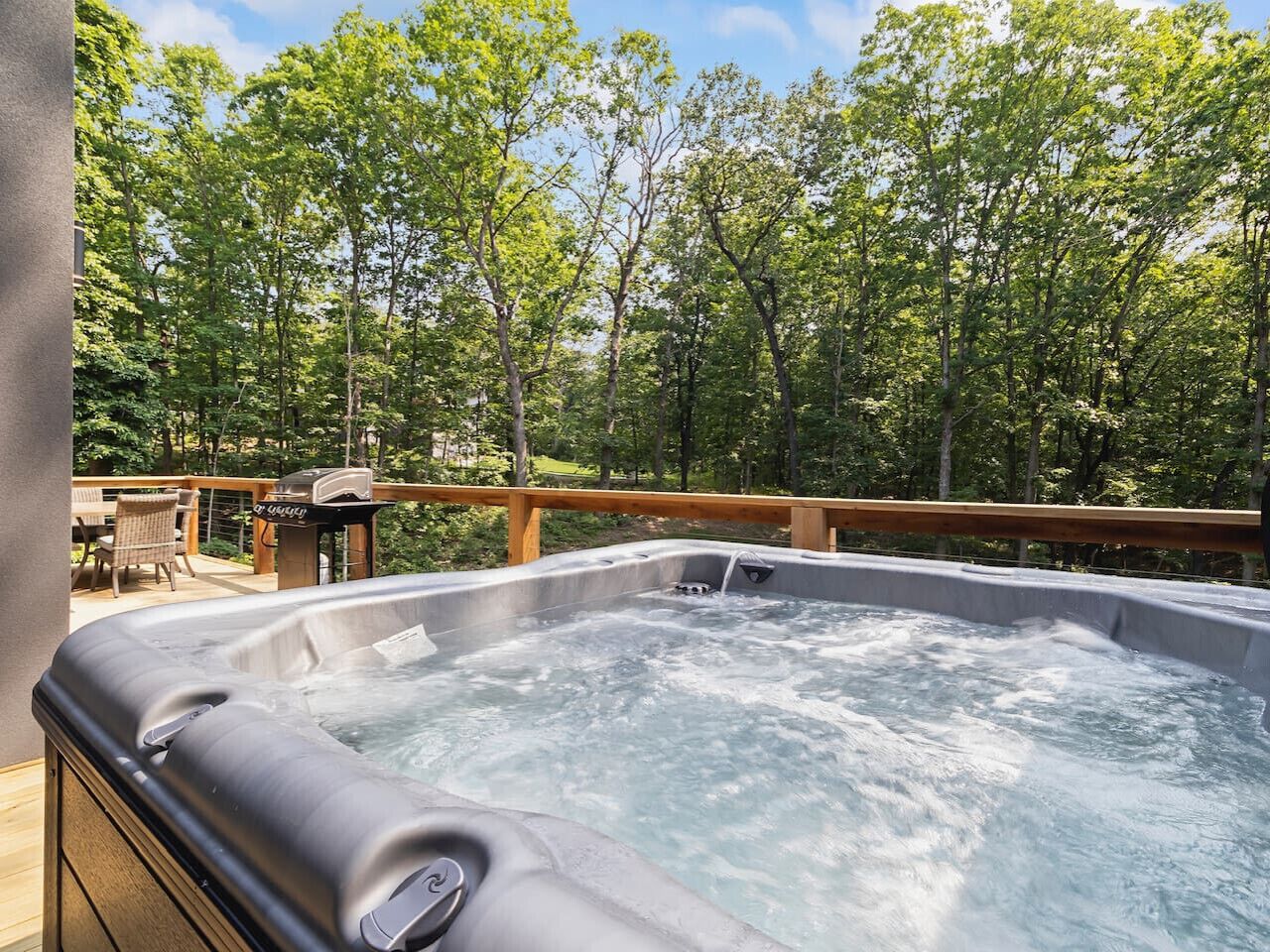 Baignoire à remous extérieure