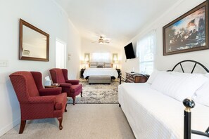 1 bedroom, iron/ironing board, travel crib, free WiFi