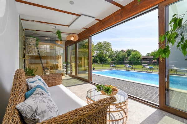 Una piscina climatizada