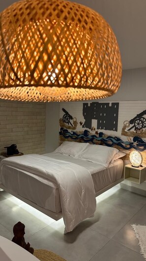 Romantic Suite | Free WiFi, bed sheets - Pousada e Chalé Lote 22 (Paranaguá)