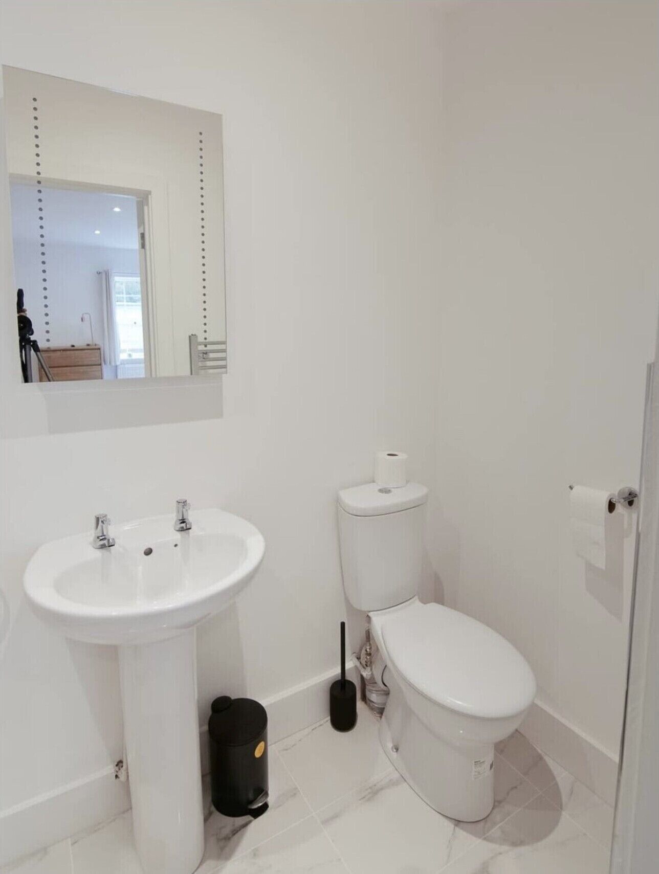 Towels, soap, toilet paper