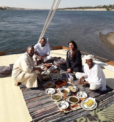 Aswan Felucca Sailing boat