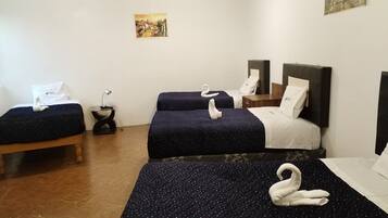 Down duvets, blackout curtains, free WiFi