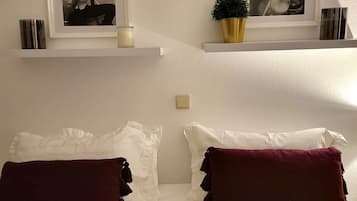 2 bedrooms, iron/ironing board, travel crib, WiFi