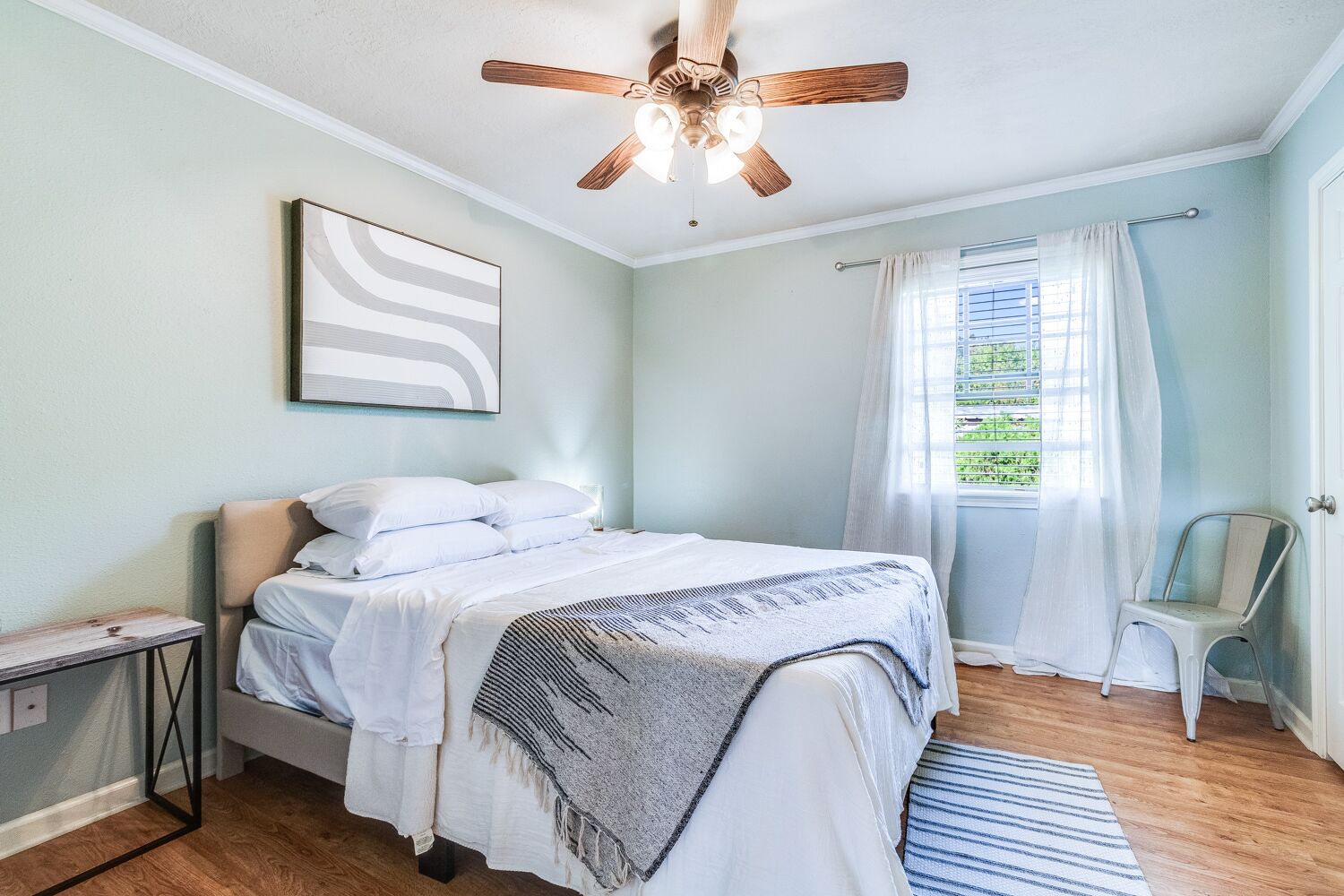 2 soveværelser, skrivebord, strygejern/strygebræt, Wi-Fi