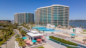 Indoor pool, a heated pool - Three Bathroom Condo with Views of the Gulf of Mexico! Complimentary Boat Slip! (Orange Beach)
