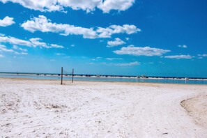 On the beach
