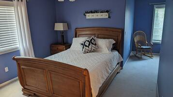 4 bedrooms, iron/ironing board, travel crib, WiFi
