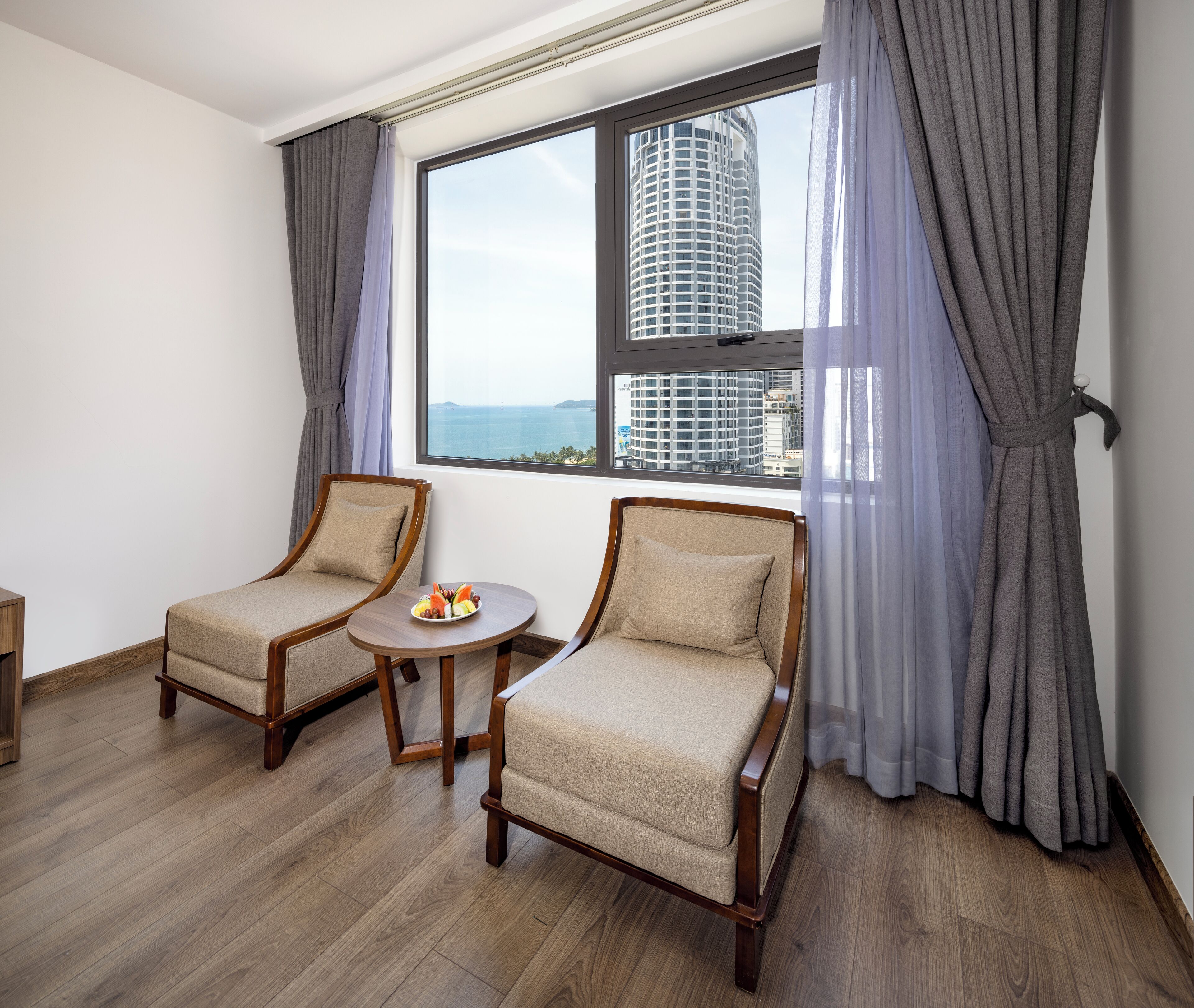 Deluxe Twin Room, Sea View | Beach/ocean view