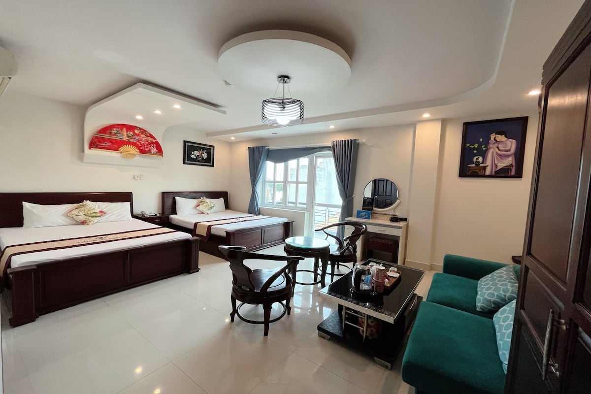 Executive suite | 1 slaapkamer, luxe beddengoed, een minibar, een bureau