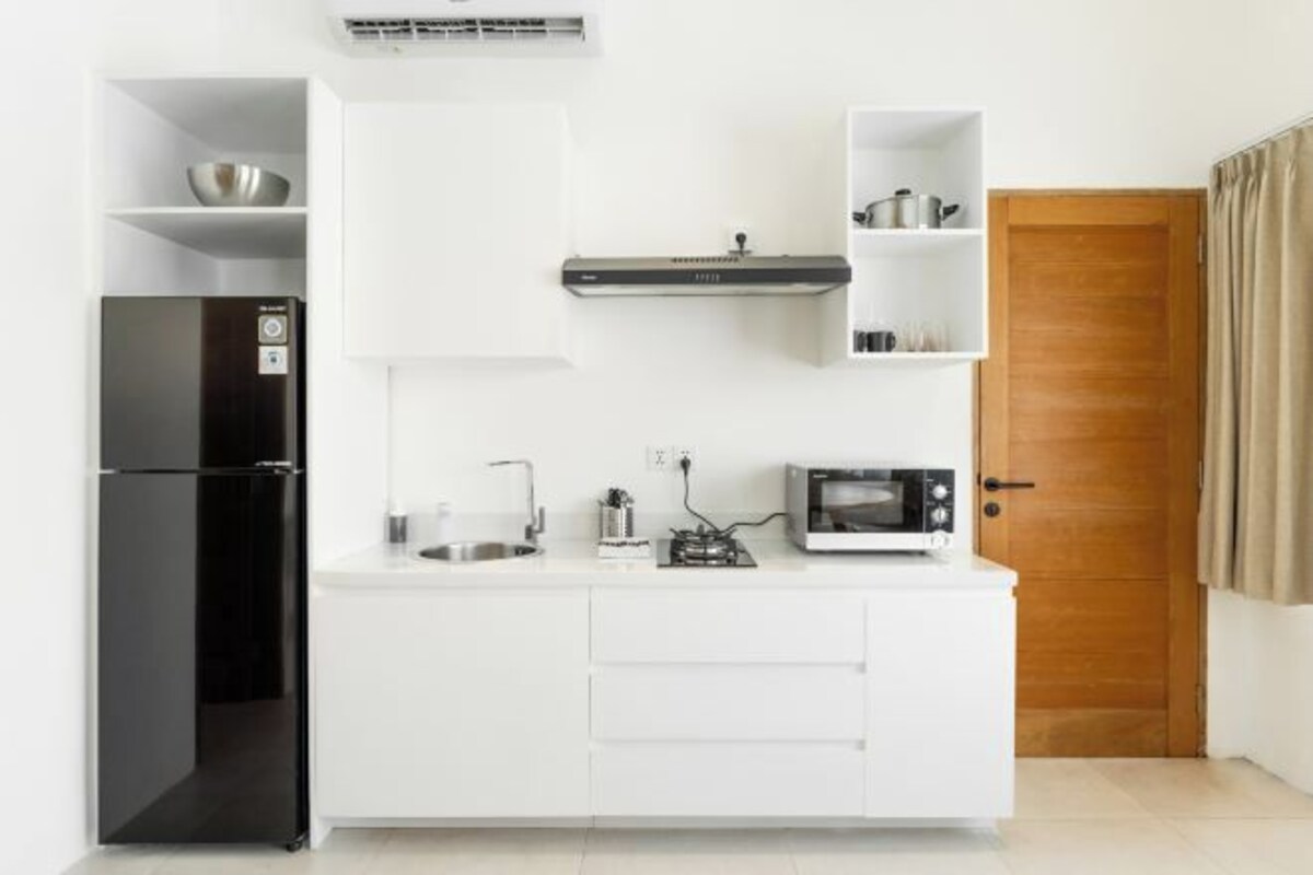 Dapur peribadi | Peti sejuk, dapur, mesin basuh pinggan mangkuk, cerek elektrik 