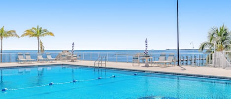 Una piscina riscaldata