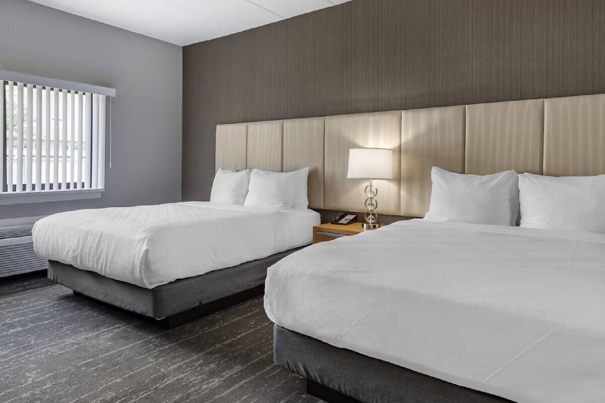 Premium bedding, down duvets, pillow-top beds, in-room safe